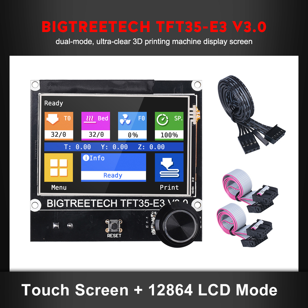 BIGTREETECH TFT35 E3 V3.0 3D P - огляд і ціна Creality Printer Ender 3 V3