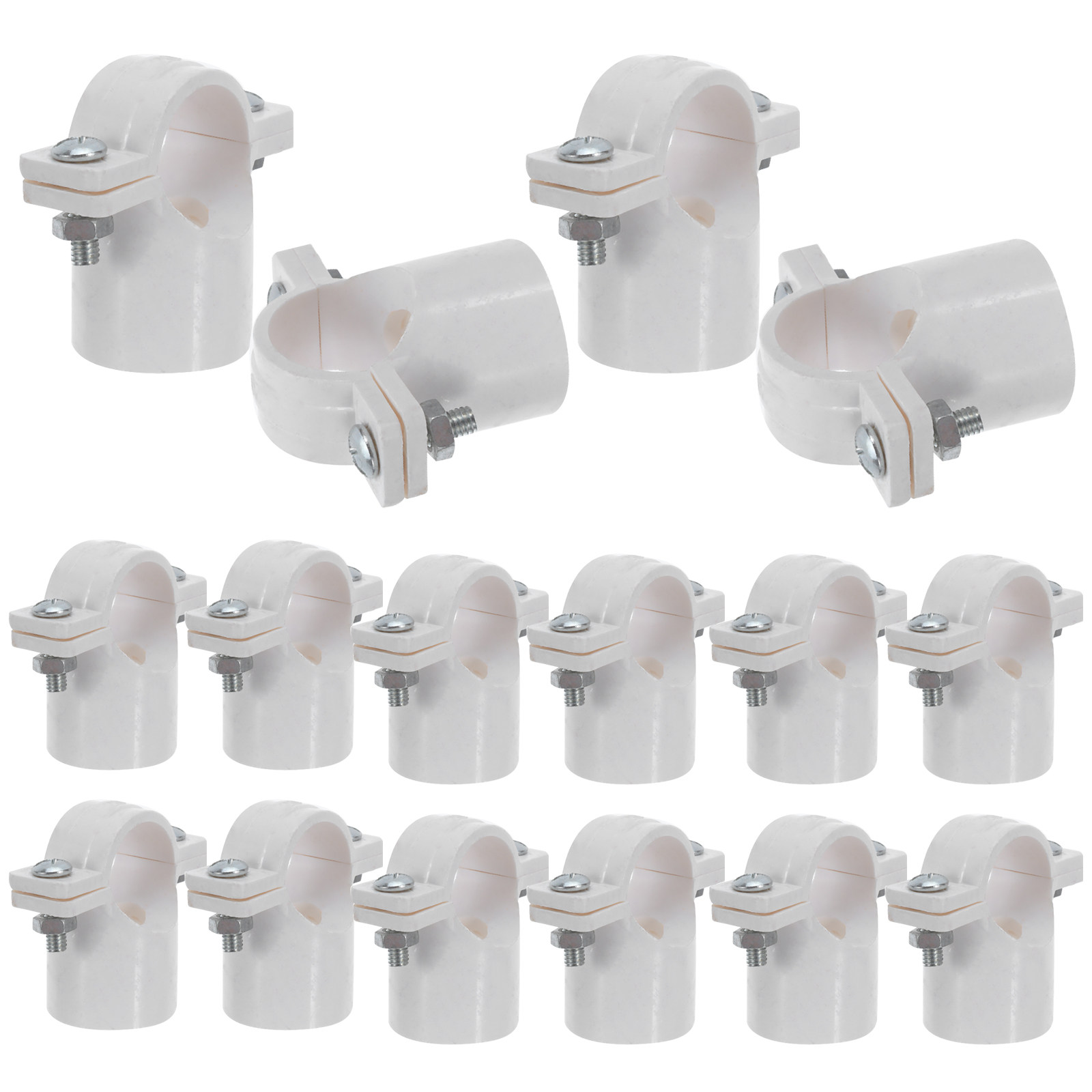30Pcs Pipe Clamp Hanger Clips  - огляд і ціна Plastic Pipe Clip