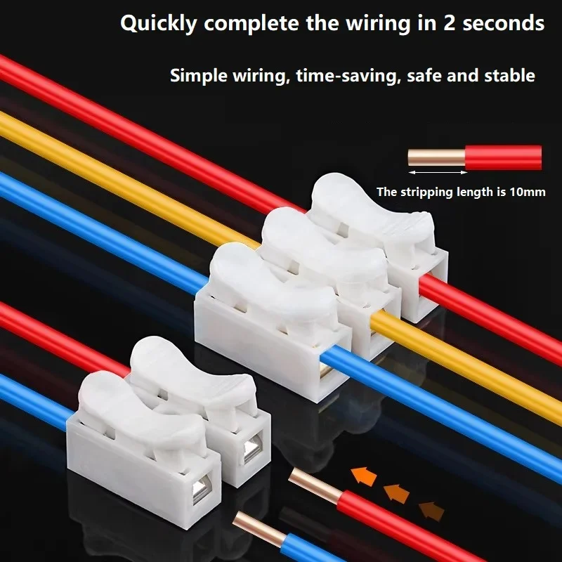 50pcs Push Quick Wire Cable CH - огляд і ціна Push Fit Connector
