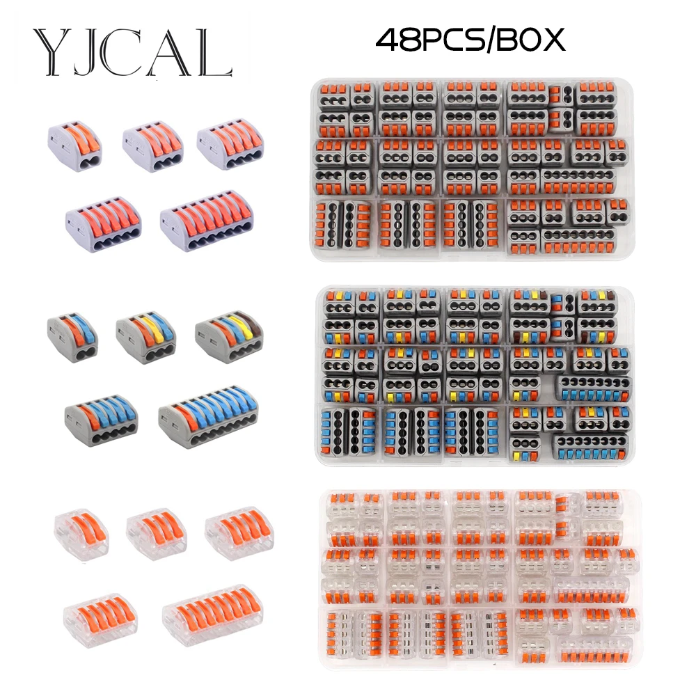 30/48 Pcs Fast Wiring Connecto - огляд і ціна Push Fit Connector